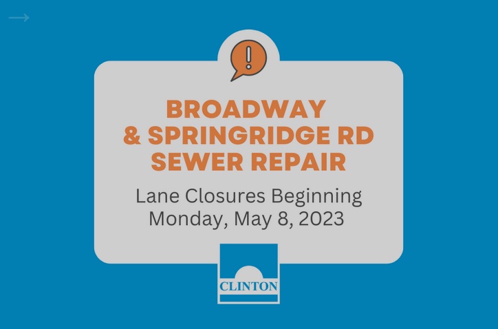 Broadway & Springridge Rd Sewer Repair