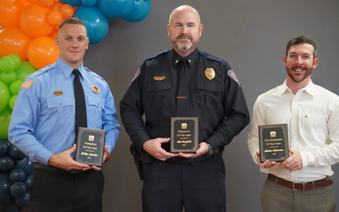 City of Clinton Policeman, Fireman, and Employee of the Year Honored