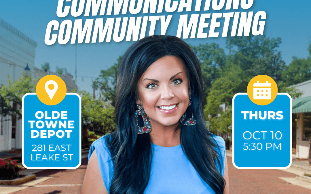 Communications Community Meeting at Olde Towne Depot