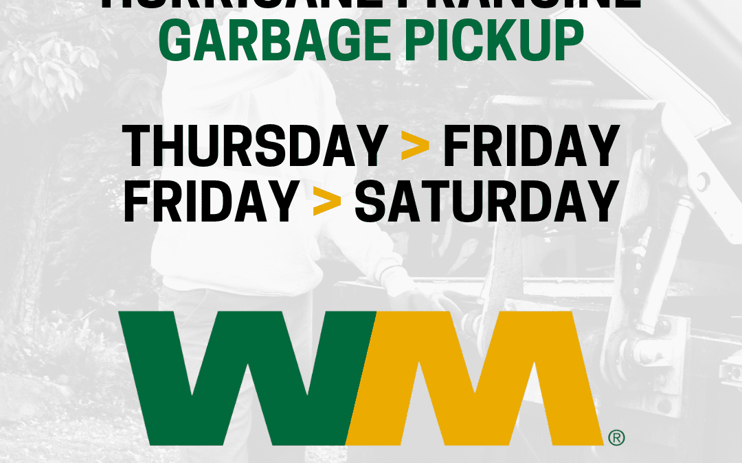 Hurricane Francine Affects Garbage Pickup