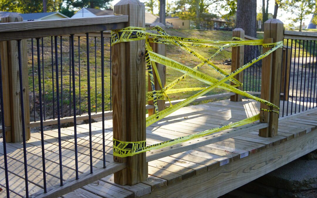 Kids Towne Park Bridge Vandalized