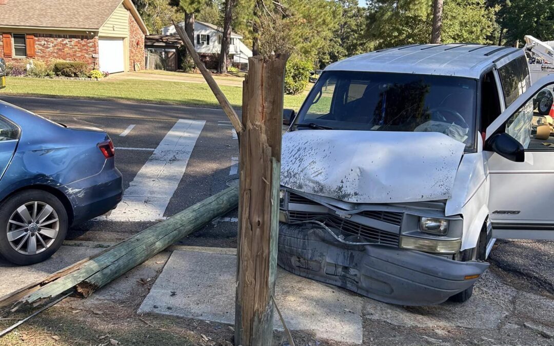 Lakeview Dr. and Post Rd. Traffic Signal Damaged