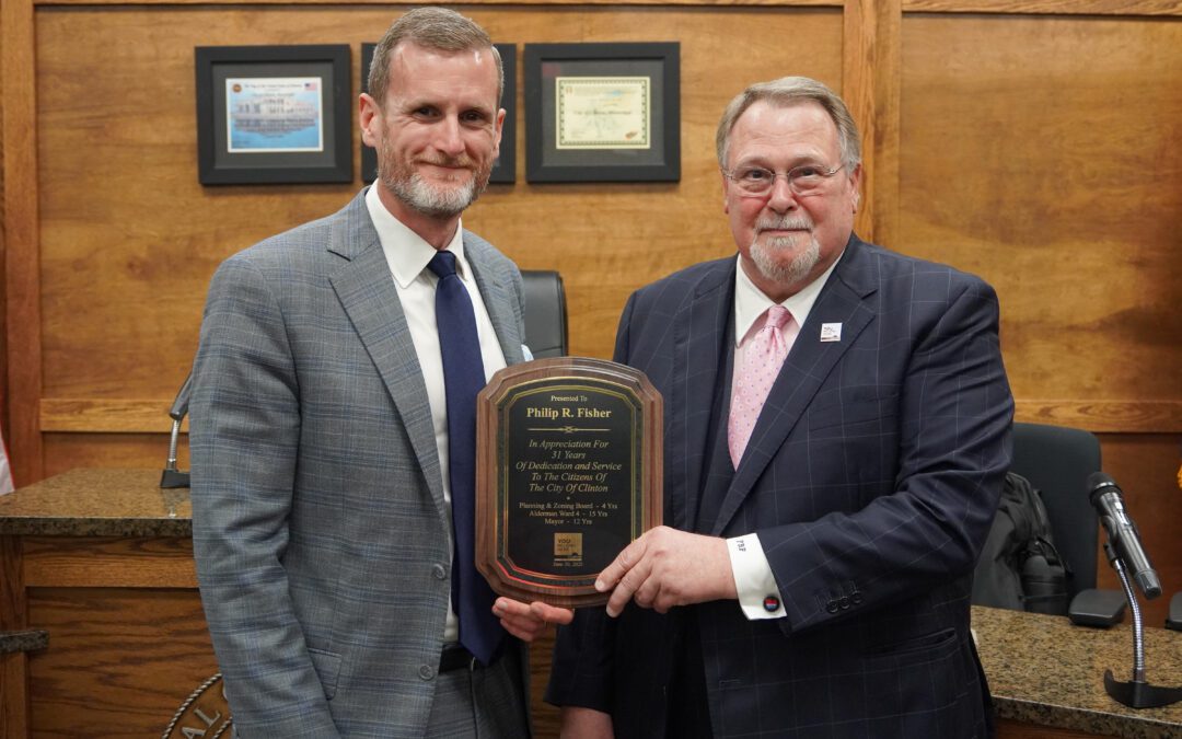 City Honors Mayor Phil Fisher and Two Aldermen for Their Years of Service