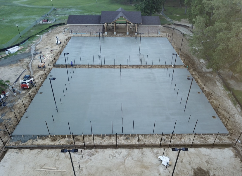 Early Morning Work Brings Pickleball Courts Closer to Reality at Kids Towne Park