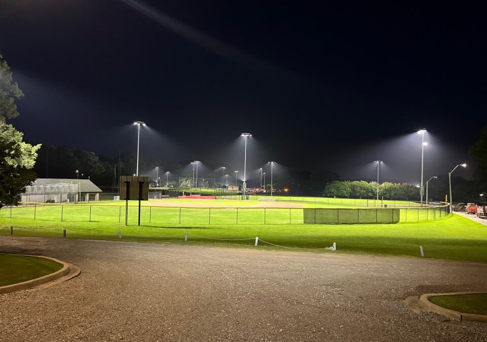 Clinton Unveils Mississippi’s Largest Sports Lighting Project at Traceway Park