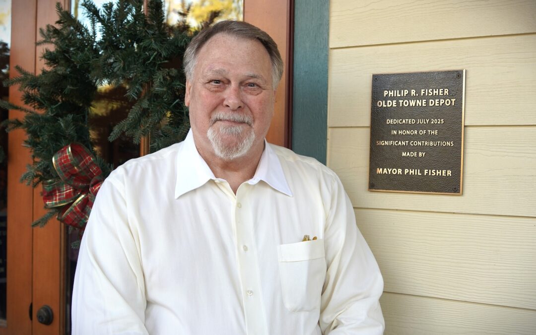 City Dedicates Philip R. Fisher Olde Towne Depot in Honor of Former Mayor