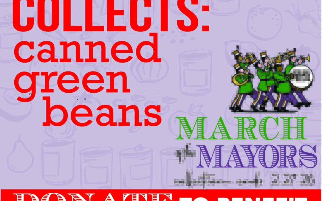 March of the Mayors: Clinton Collects Canned Green Beans