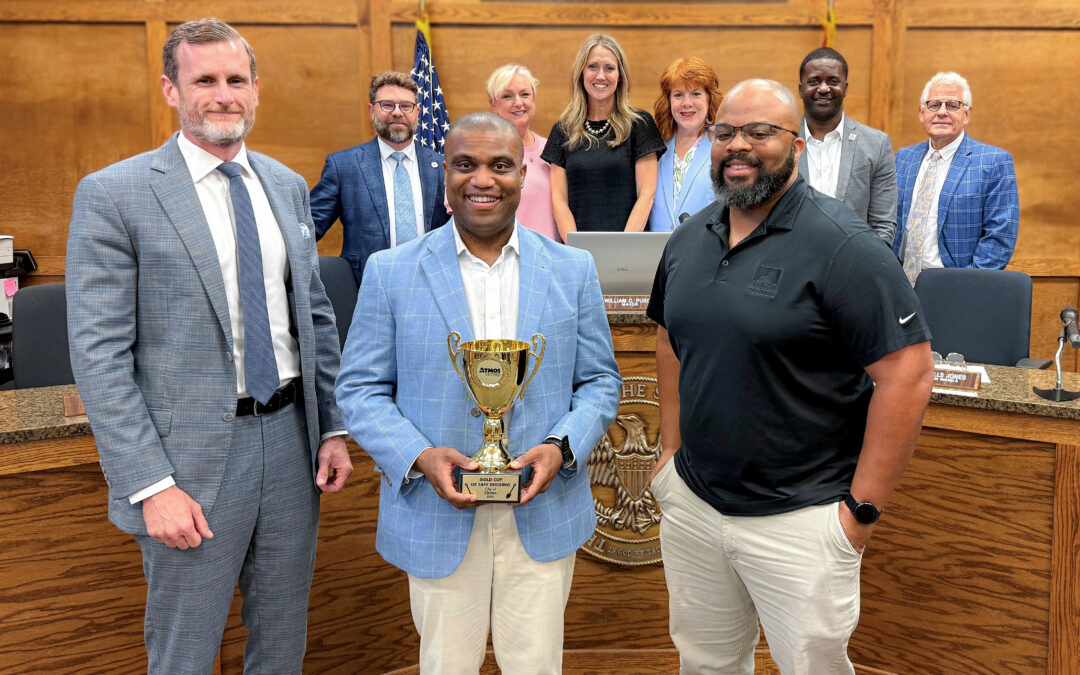City of Clinton Receives Atmos Energy Gold Cup Award